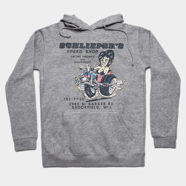 Wisconsin Speed Shop Hoodie by retrorockit